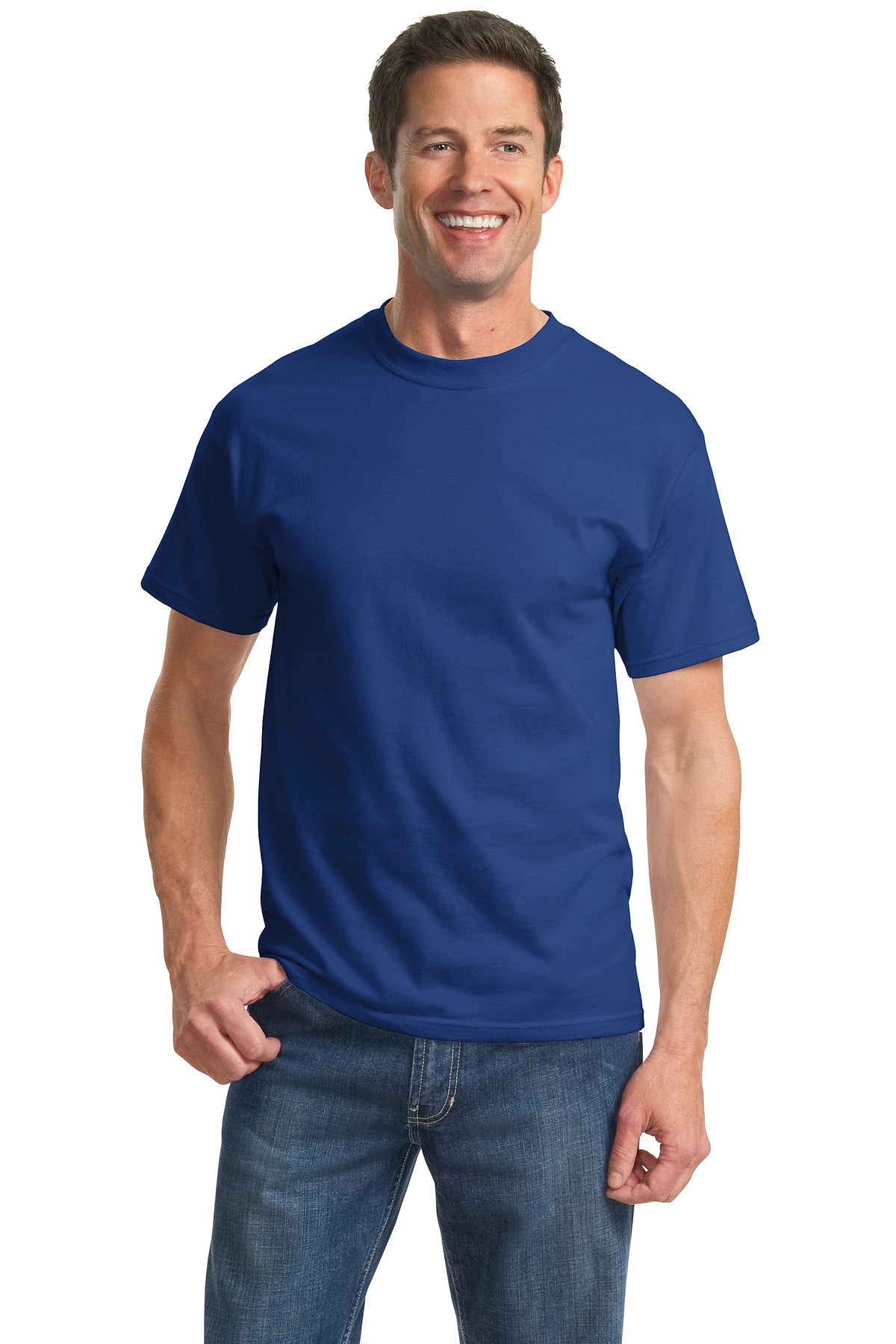 Port & Company® - Tall Essential Tee. PC61T [Deep Marine] - DFW Impression