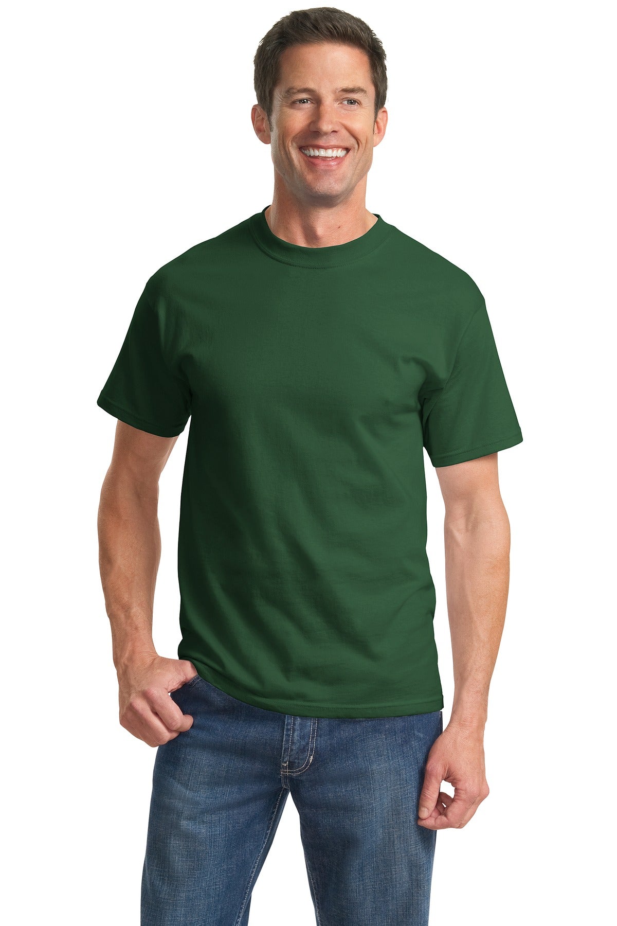 Port & Company® - Tall Essential Tee. PC61T [Forest Green] - DFW Impression