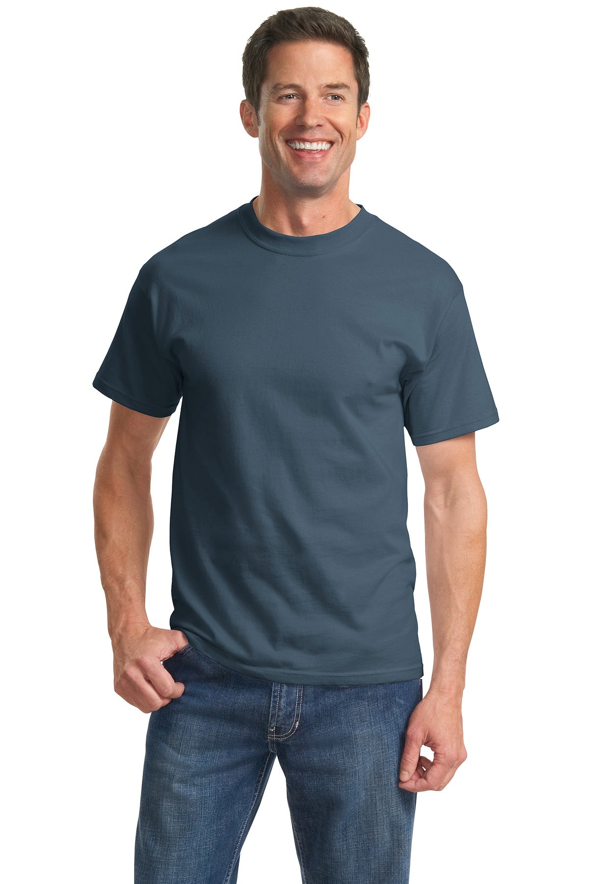 Port & Company® - Tall Essential Tee. PC61T [Steel Blue] - DFW Impression