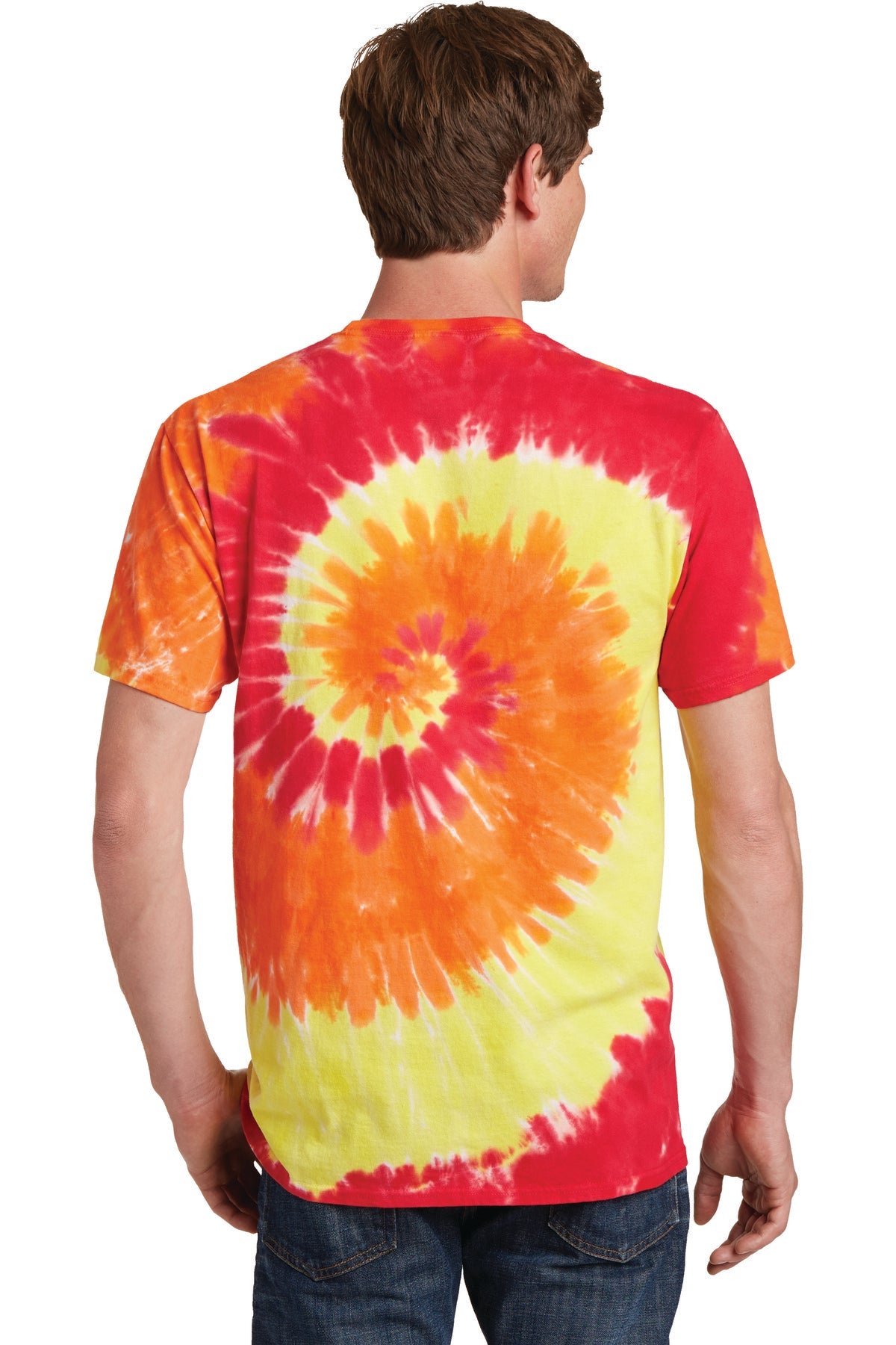 Port & Company® - Tie-Dye Tee. PC147 [Blaze Rainbow] - DFW Impression