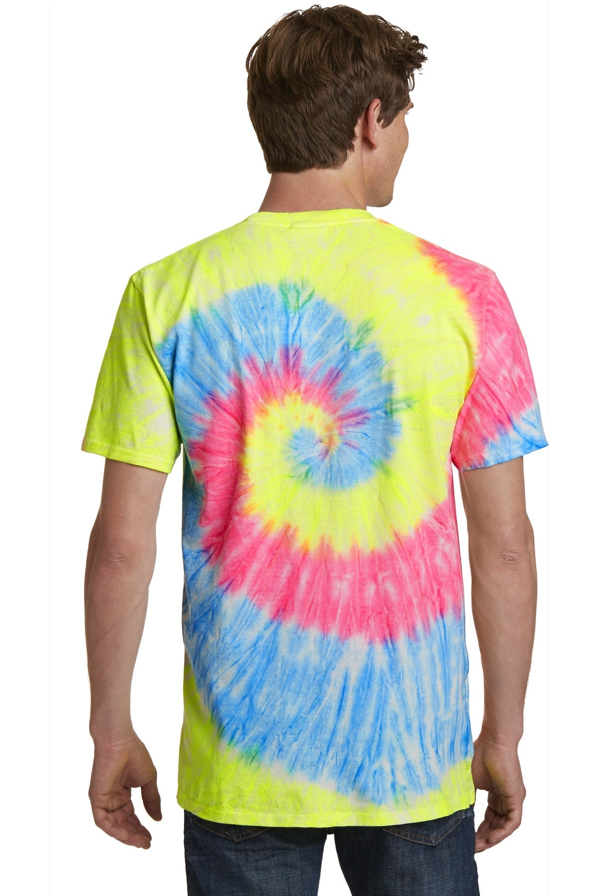 Port & Company® - Tie-Dye Tee. PC147 [Neon Rainbow] - DFW Impression