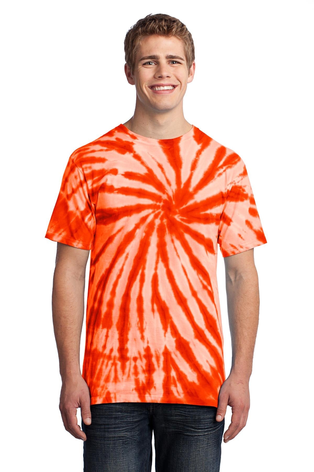 Port & Company® - Tie-Dye Tee. PC147 [Orange] - DFW Impression