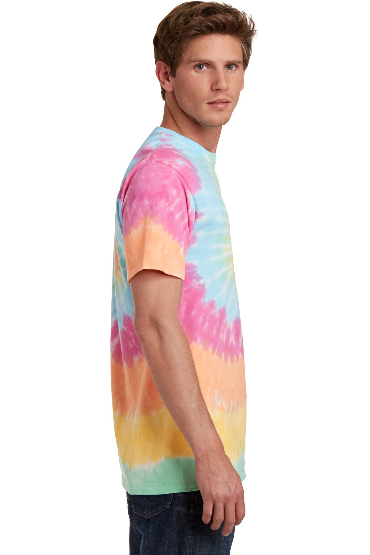 Port & Company® - Tie-Dye Tee. PC147 [Pastel Rainbow] - DFW Impression