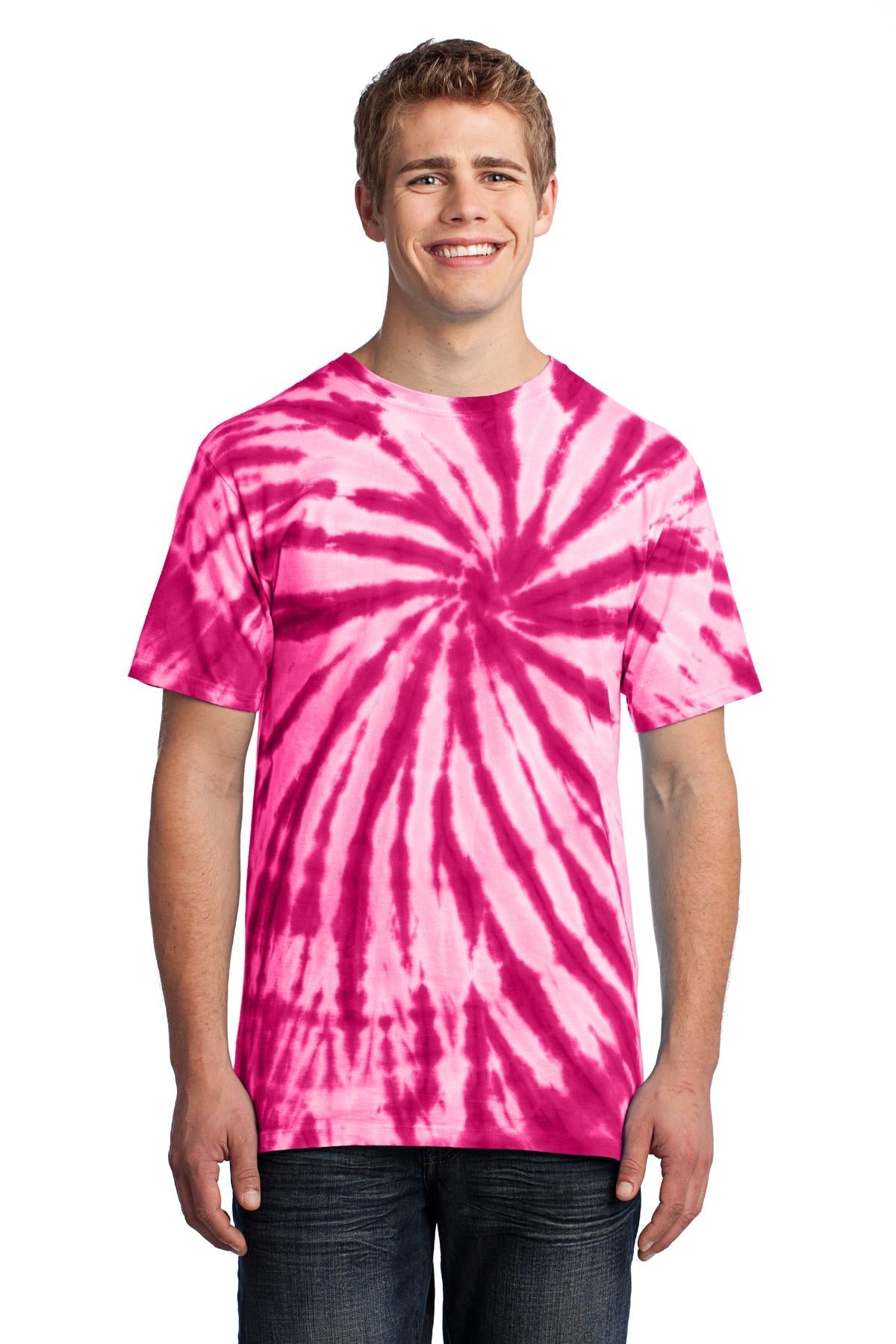 Port & Company® - Tie-Dye Tee. PC147 [Pink] - DFW Impression