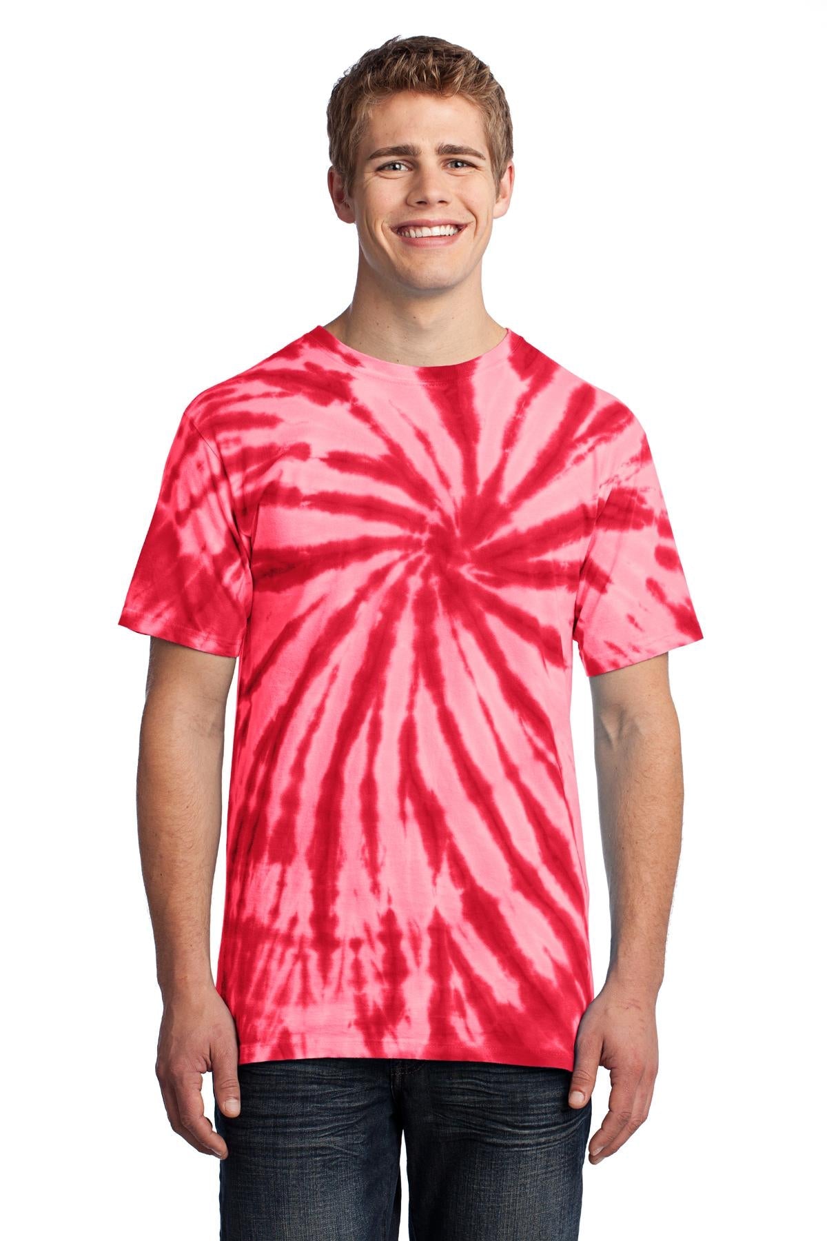 Port & Company® - Tie-Dye Tee. PC147 [Red] - DFW Impression