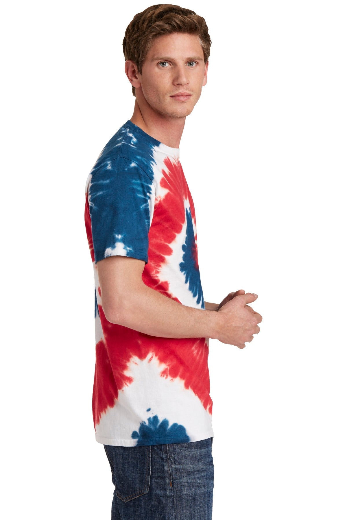 Port & Company® - Tie-Dye Tee. PC147 [USA Rainbow] - DFW Impression