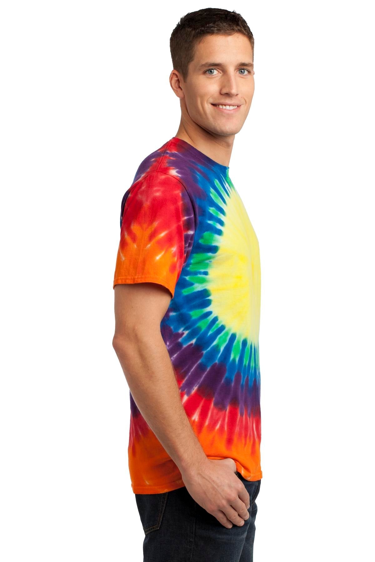 Port & Company PC147 Tie-Dye Tee - Rainbow - 4XL