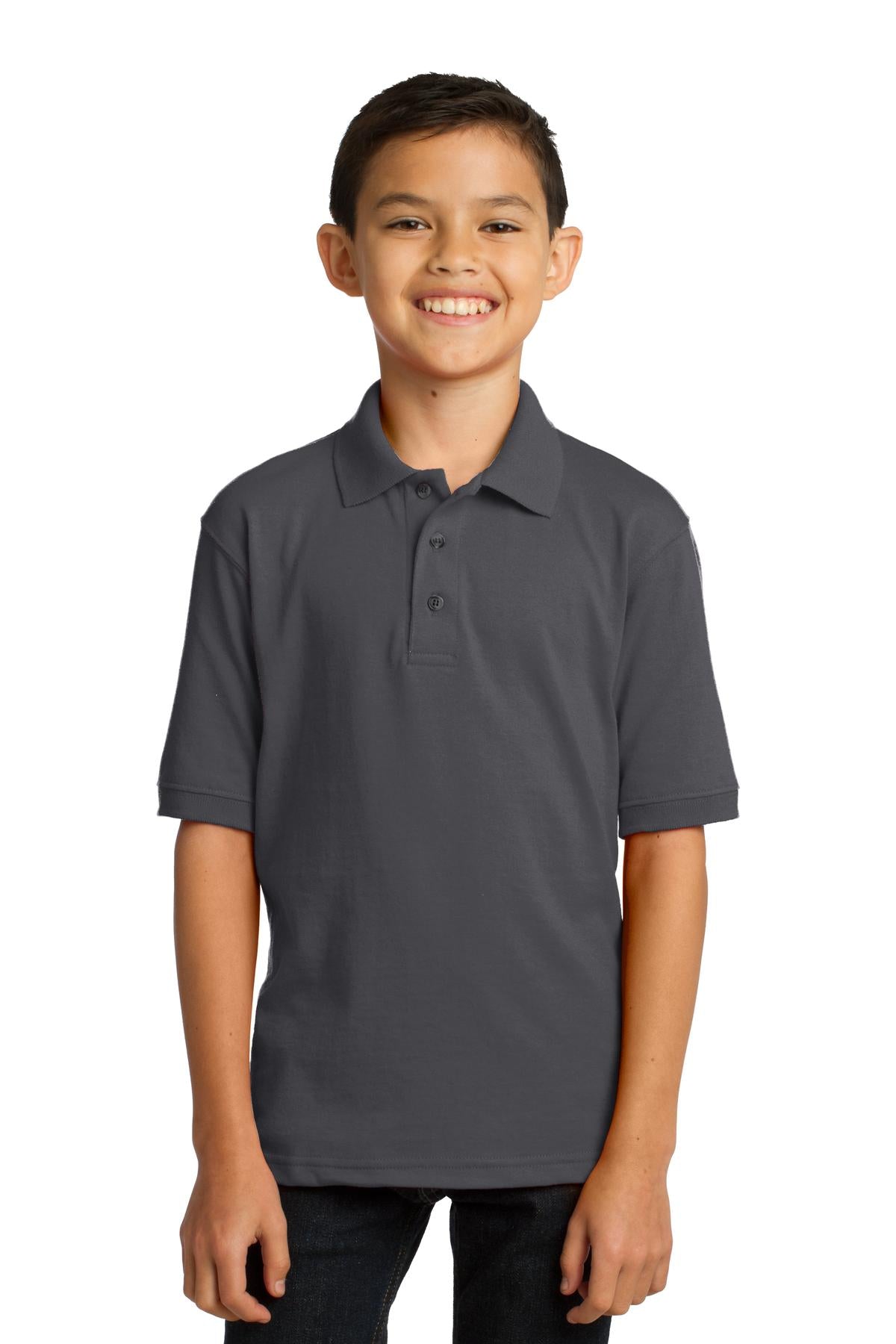 Port & Company® Youth Core Blend Jersey Knit Polo. KP55Y - DFW Impression