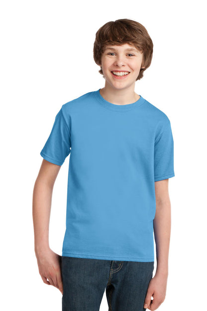 Port & Company® - Youth Essential Tee. PC61Y [Aquatic Blue] - DFW Impression