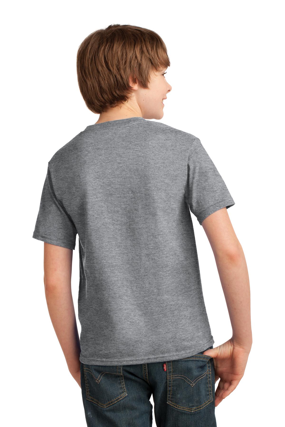 Port & Company® - Youth Essential Tee. PC61Y [Athletic Heather] - DFW Impression