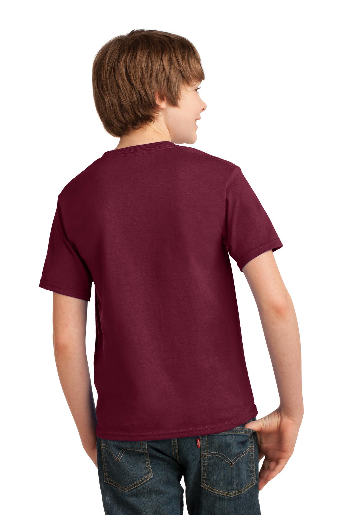 Port & Company® - Youth Essential Tee. PC61Y [Cardinal] - DFW Impression