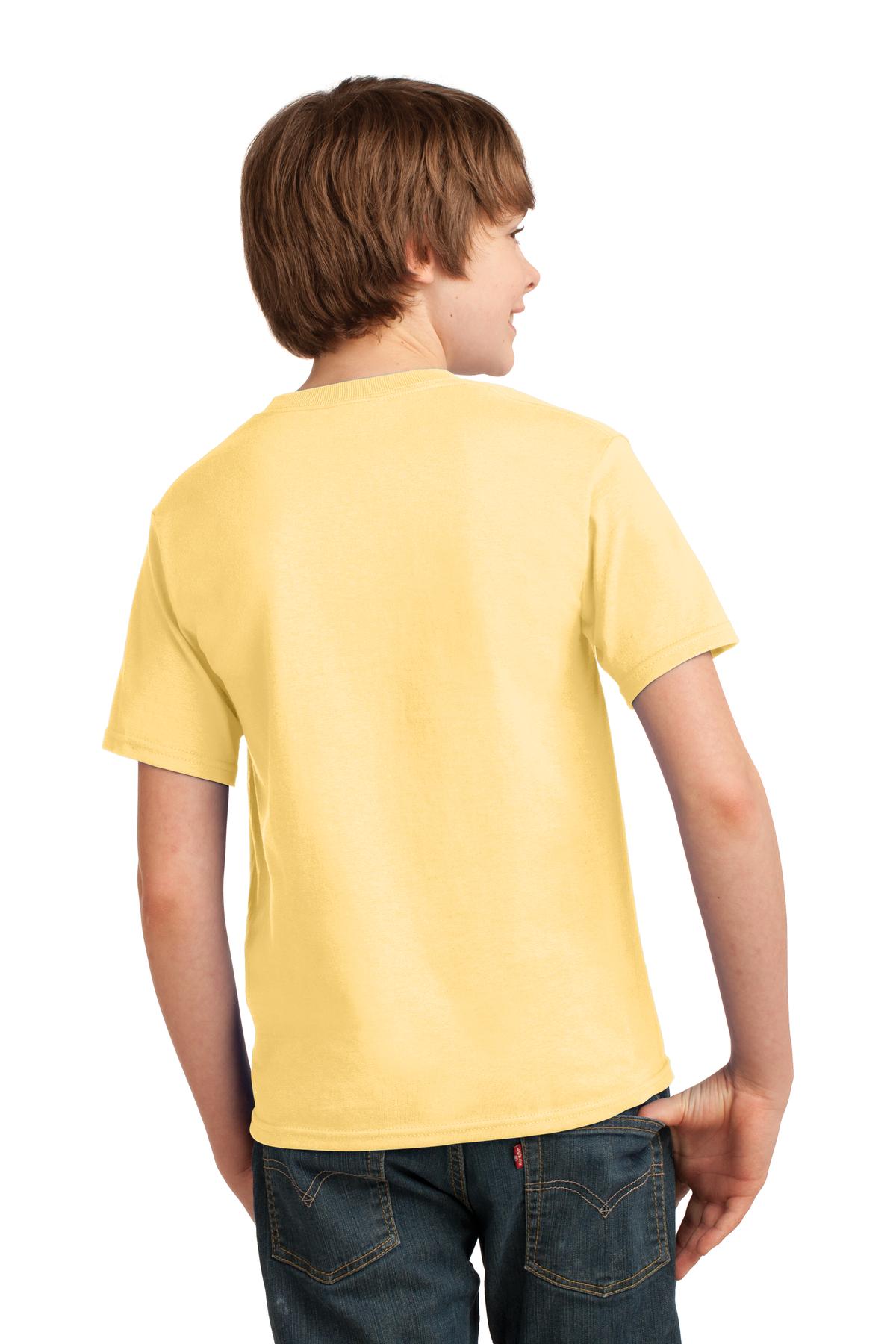 Port & Company® - Youth Essential Tee. PC61Y [Daffodil Yellow] - DFW Impression