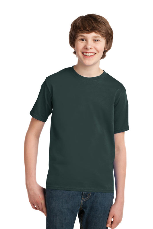 Port & Company® - Youth Essential Tee. PC61Y [Dark Green] - DFW Impression