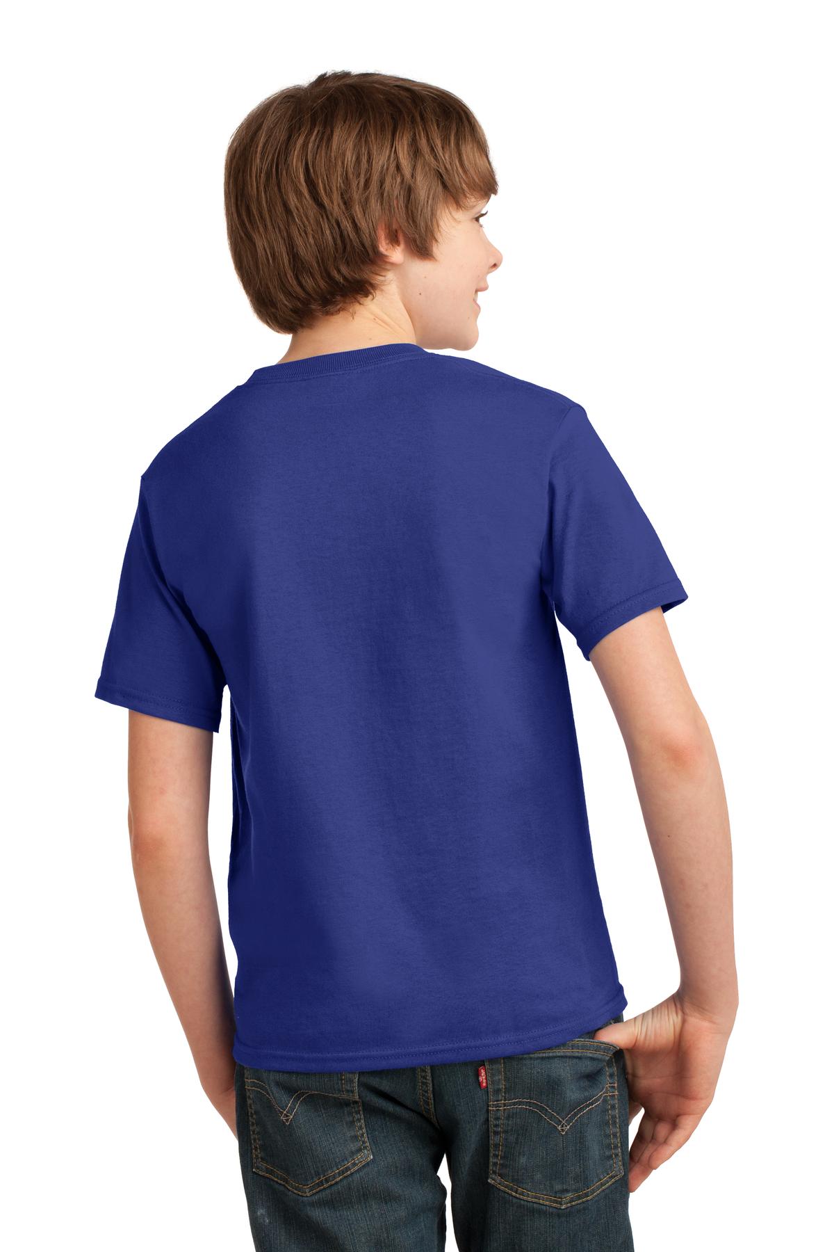 Port & Company® - Youth Essential Tee. PC61Y [Deep Marine] - DFW Impression