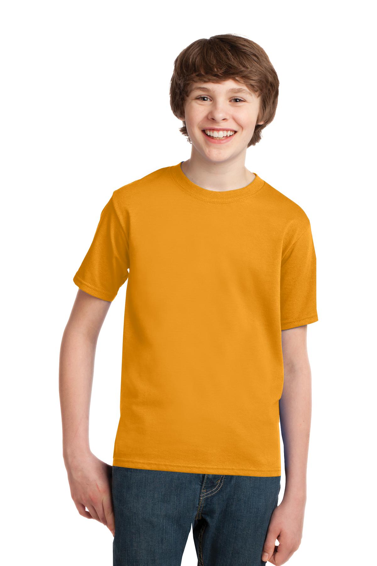 Port & Company® - Youth Essential Tee. PC61Y [Gold] - DFW Impression