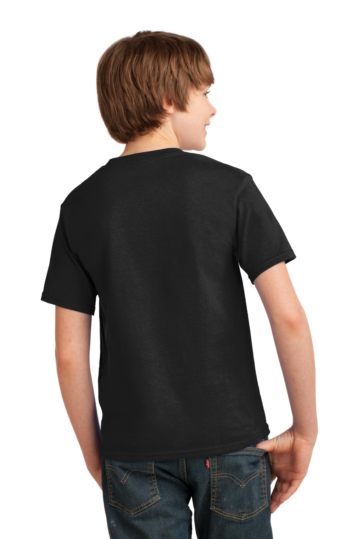 Port & Company® - Youth Essential Tee. PC61Y [Jet Black] - DFW Impression