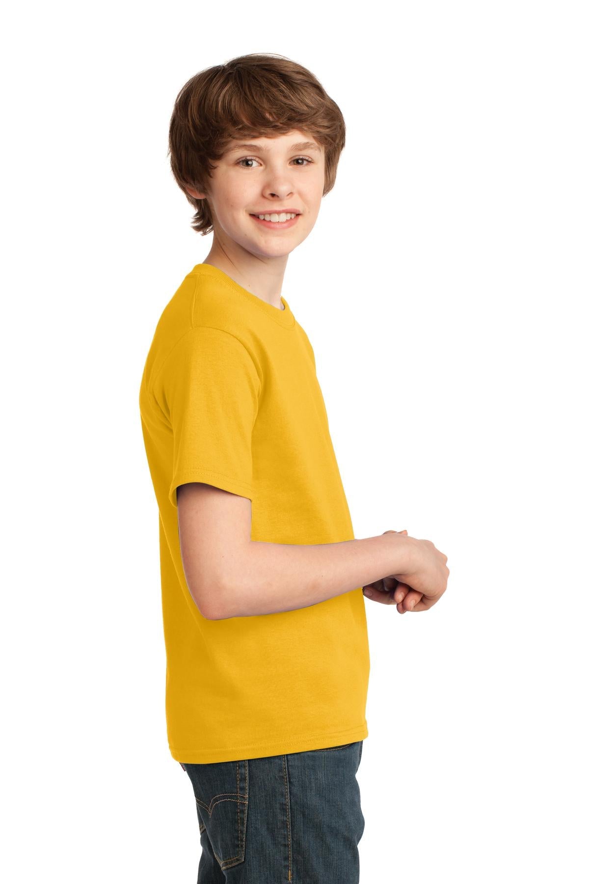 Port & Company® - Youth Essential Tee. PC61Y [Lemon Yellow] - DFW Impression