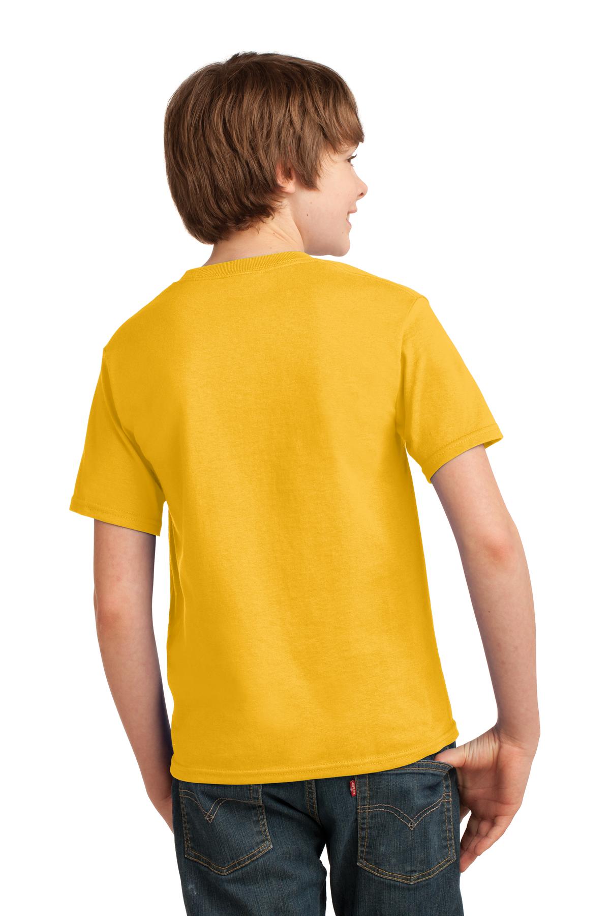 Port & Company® - Youth Essential Tee. PC61Y [Lemon Yellow] - DFW Impression