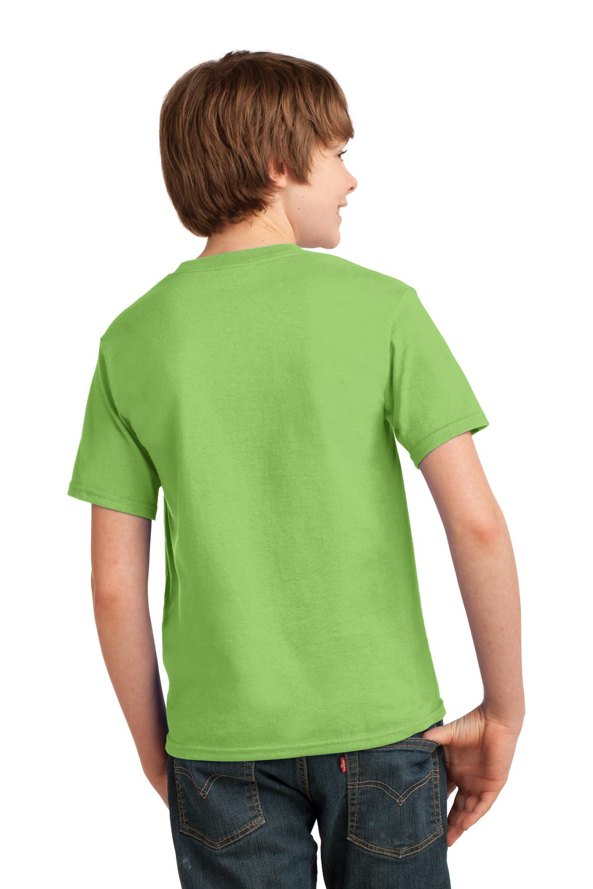 Port & Company® - Youth Essential Tee. PC61Y [Lime] - DFW Impression