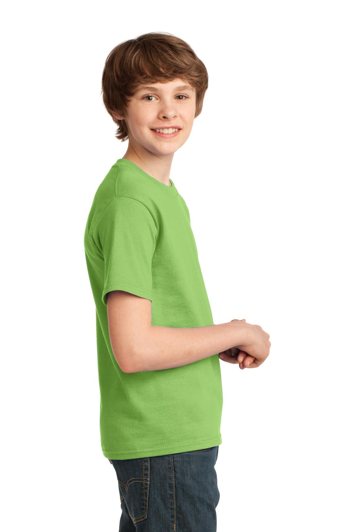 Port & Company® - Youth Essential Tee. PC61Y [Lime] - DFW Impression