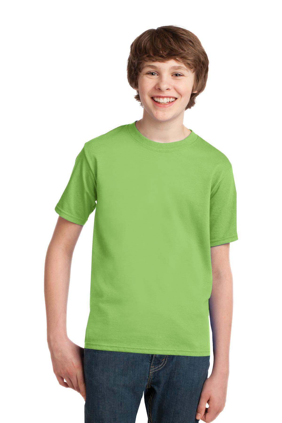 Port & Company® - Youth Essential Tee. PC61Y [Lime] - DFW Impression