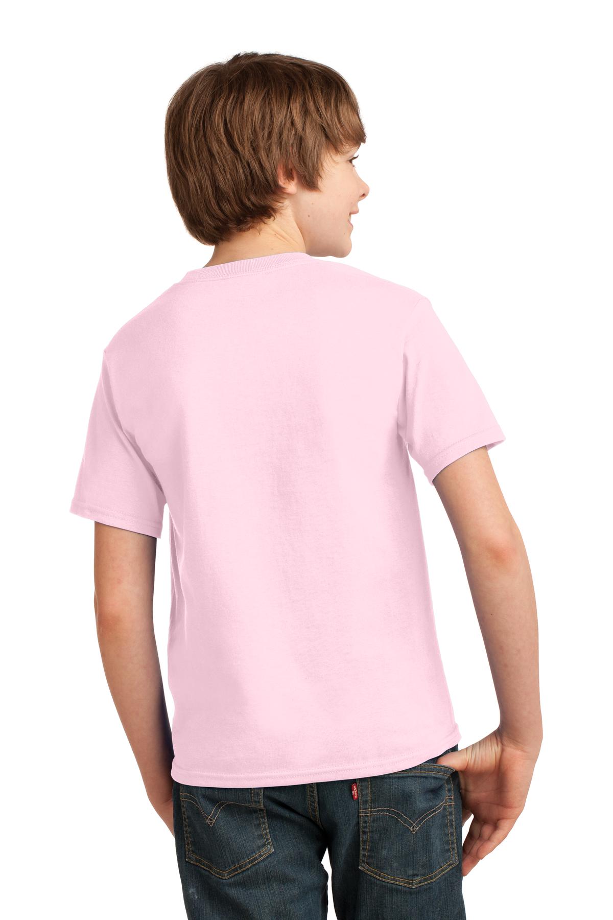 Port & Company® - Youth Essential Tee. PC61Y [Pale Pink] - DFW Impression