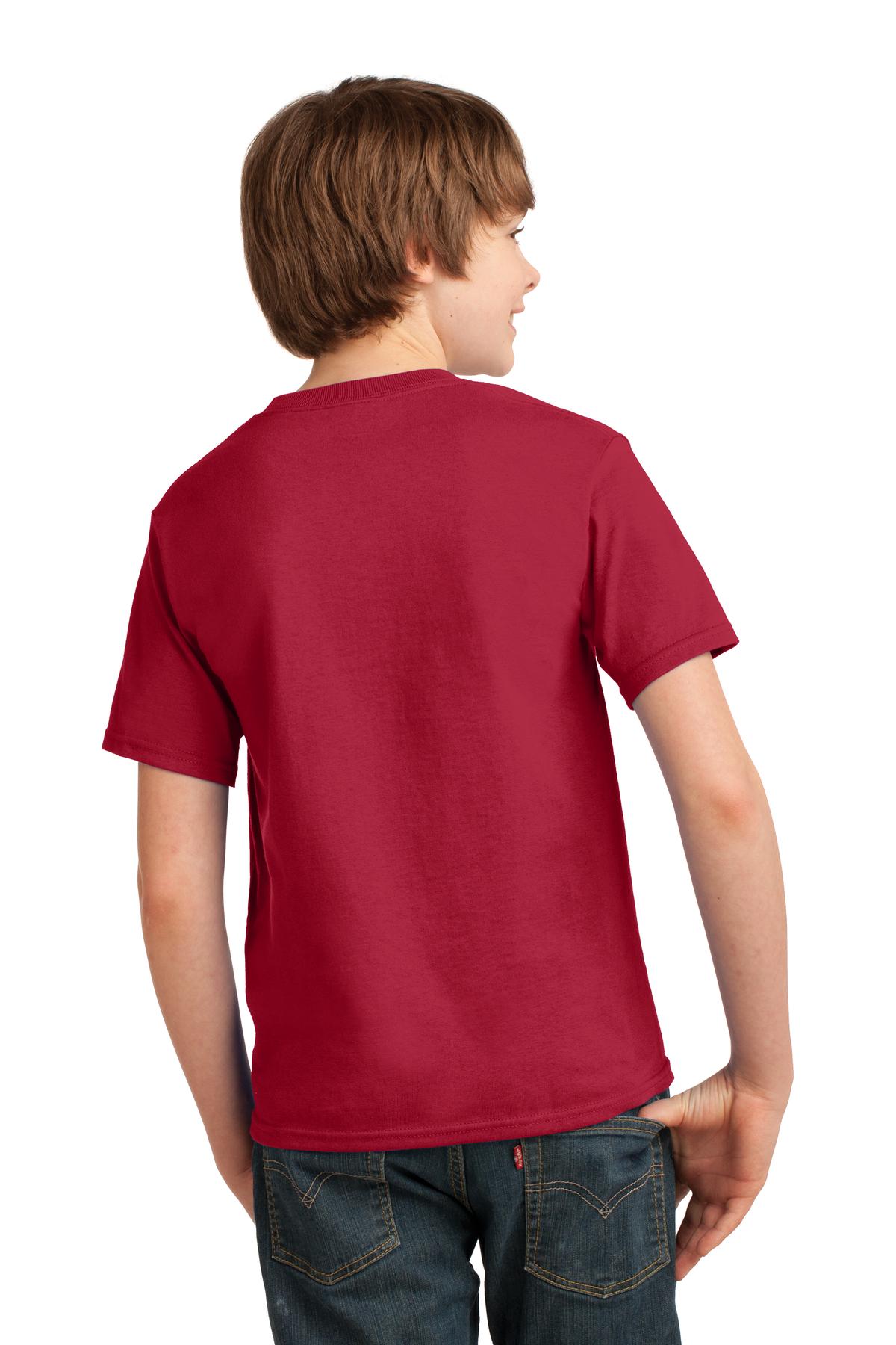 Port & Company® - Youth Essential Tee. PC61Y [Red] - DFW Impression