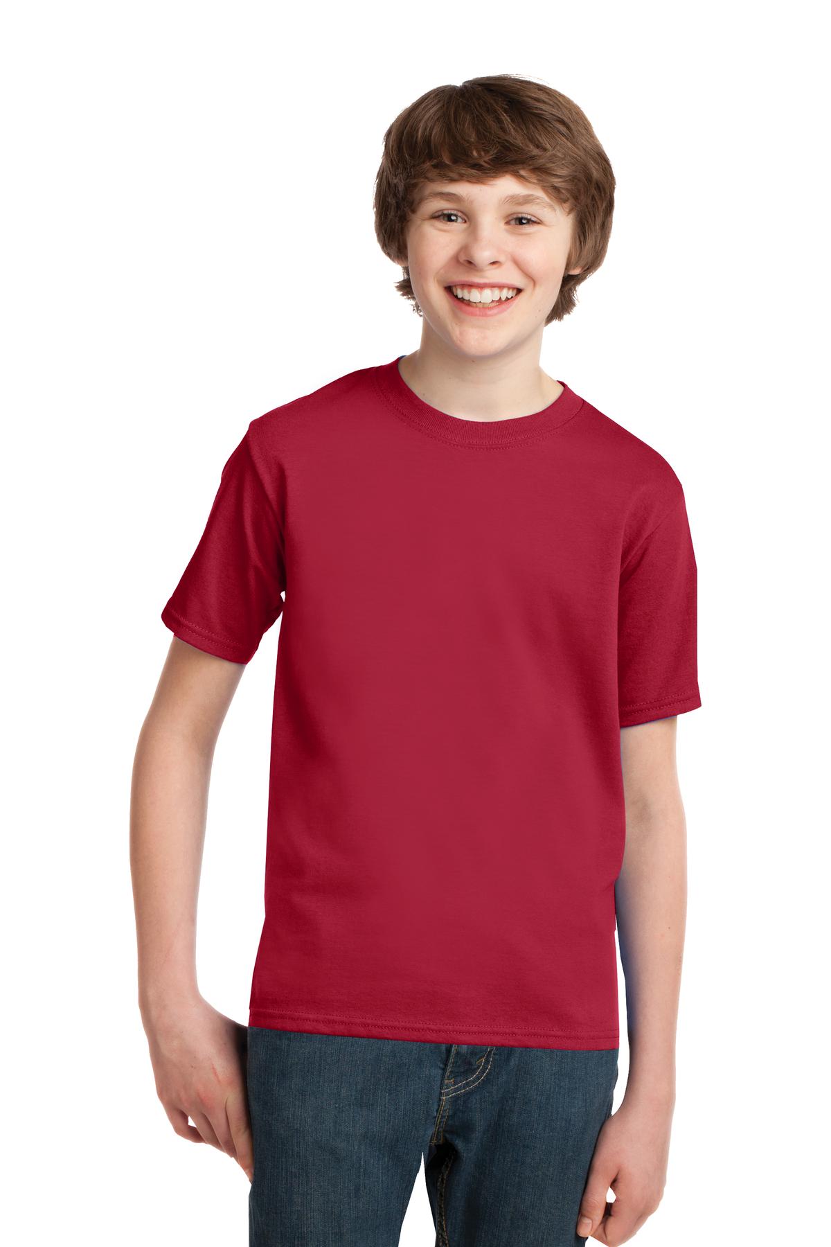 Port & Company® - Youth Essential Tee. PC61Y [Red] - DFW Impression