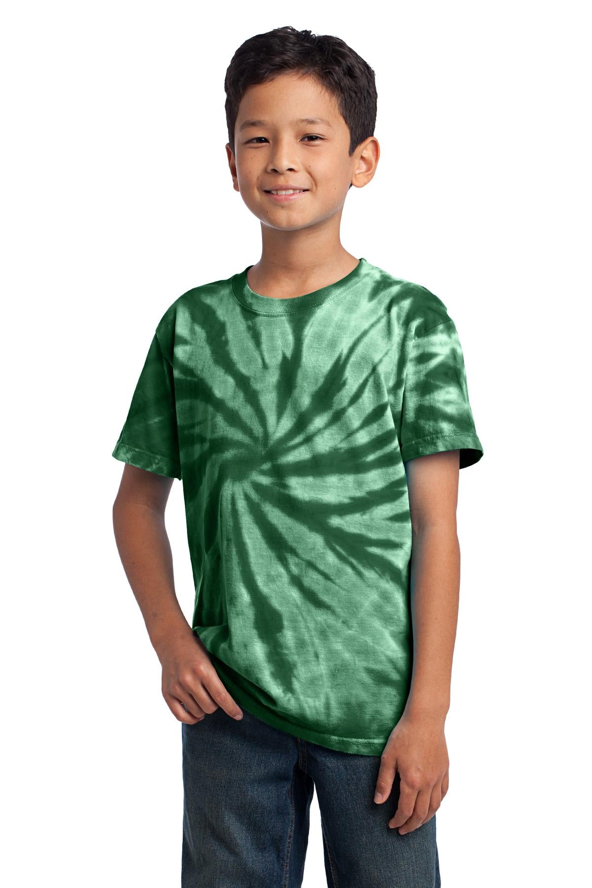 Port & Company® - Youth Tie-Dye Tee. PC147Y [Forest Green] - DFW Impression