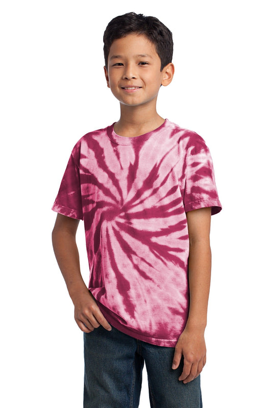 Port & Company® - Youth Tie-Dye Tee. PC147Y [Maroon] - DFW Impression