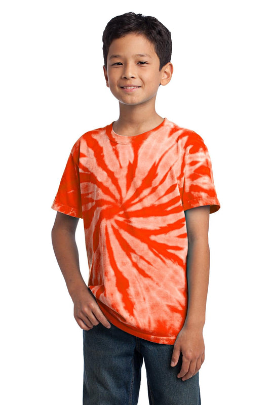 Port & Company® - Youth Tie-Dye Tee. PC147Y [Orange] - DFW Impression