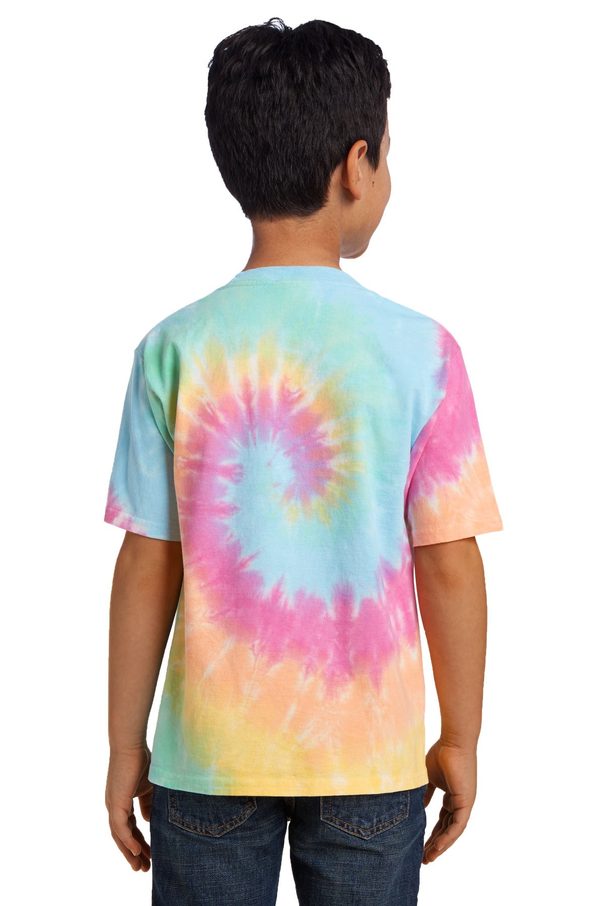 Port & Company® - Youth Tie-Dye Tee. PC147Y [Pastel Rainbow] - DFW Impression