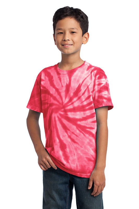 Port & Company® - Youth Tie-Dye Tee. PC147Y [Red] - DFW Impression