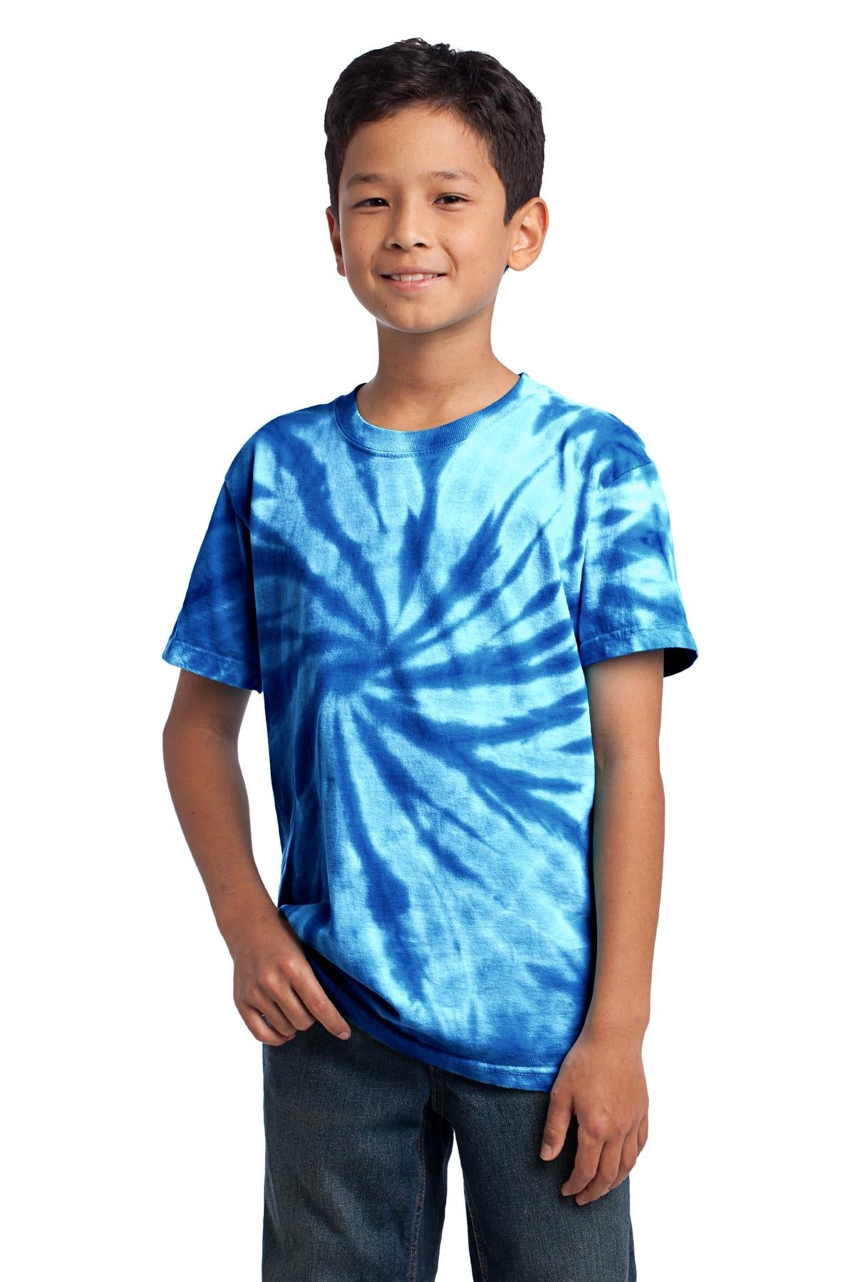 Port & Company® - Youth Tie-Dye Tee. PC147Y [Royal] - DFW Impression