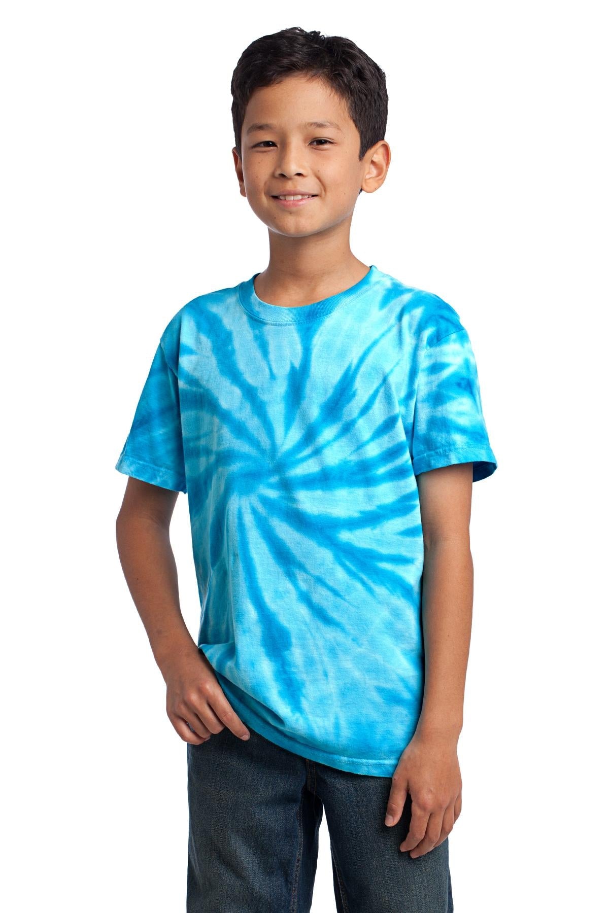 Port & Company® - Youth Tie-Dye Tee. PC147Y [Turquoise] - DFW Impression