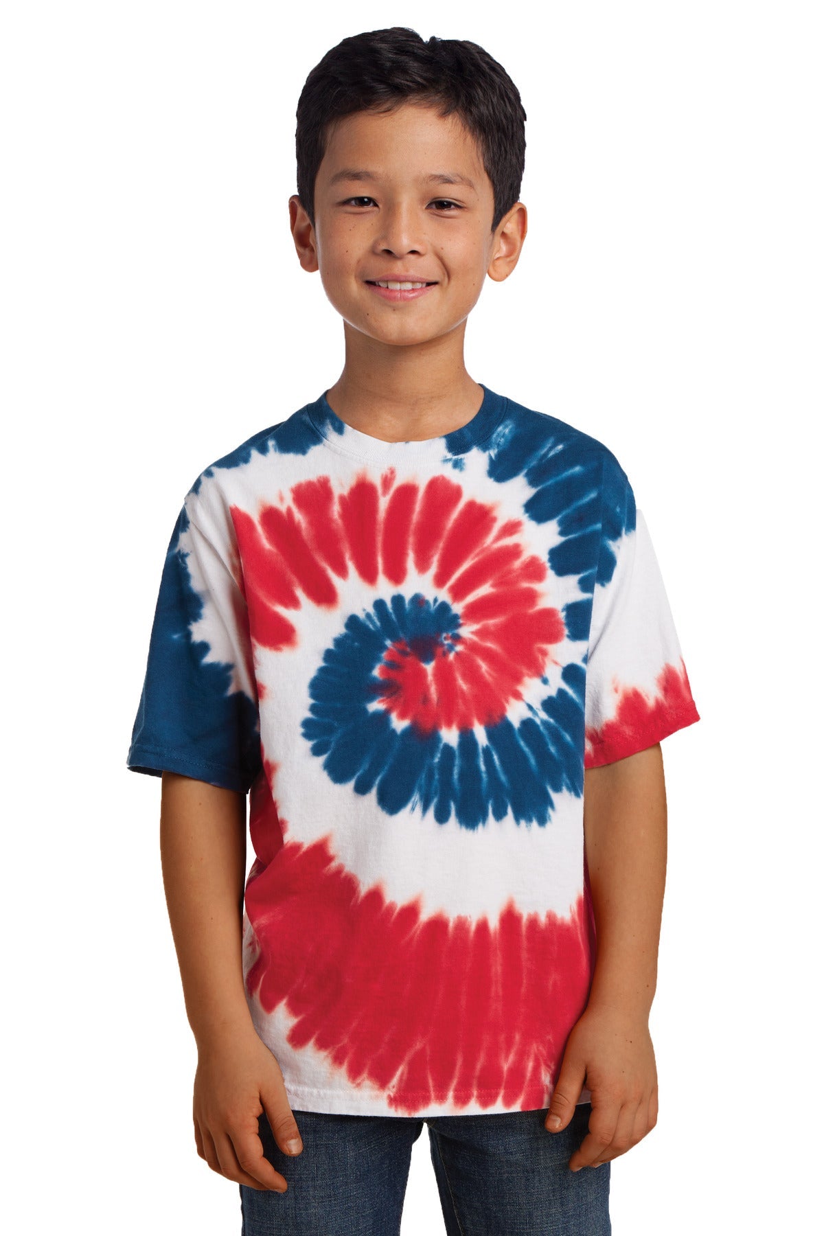 Port & Company® - Youth Tie-Dye Tee. PC147Y [USA Rainbow] - DFW Impression