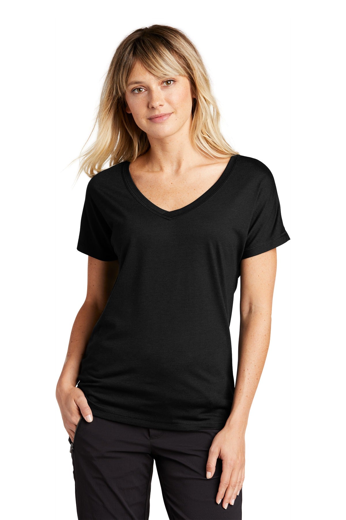 Sport-Tek ® Ladies PosiCharge ® Tri-Blend Wicking Dolman Tee. LST401 - DFW Impression