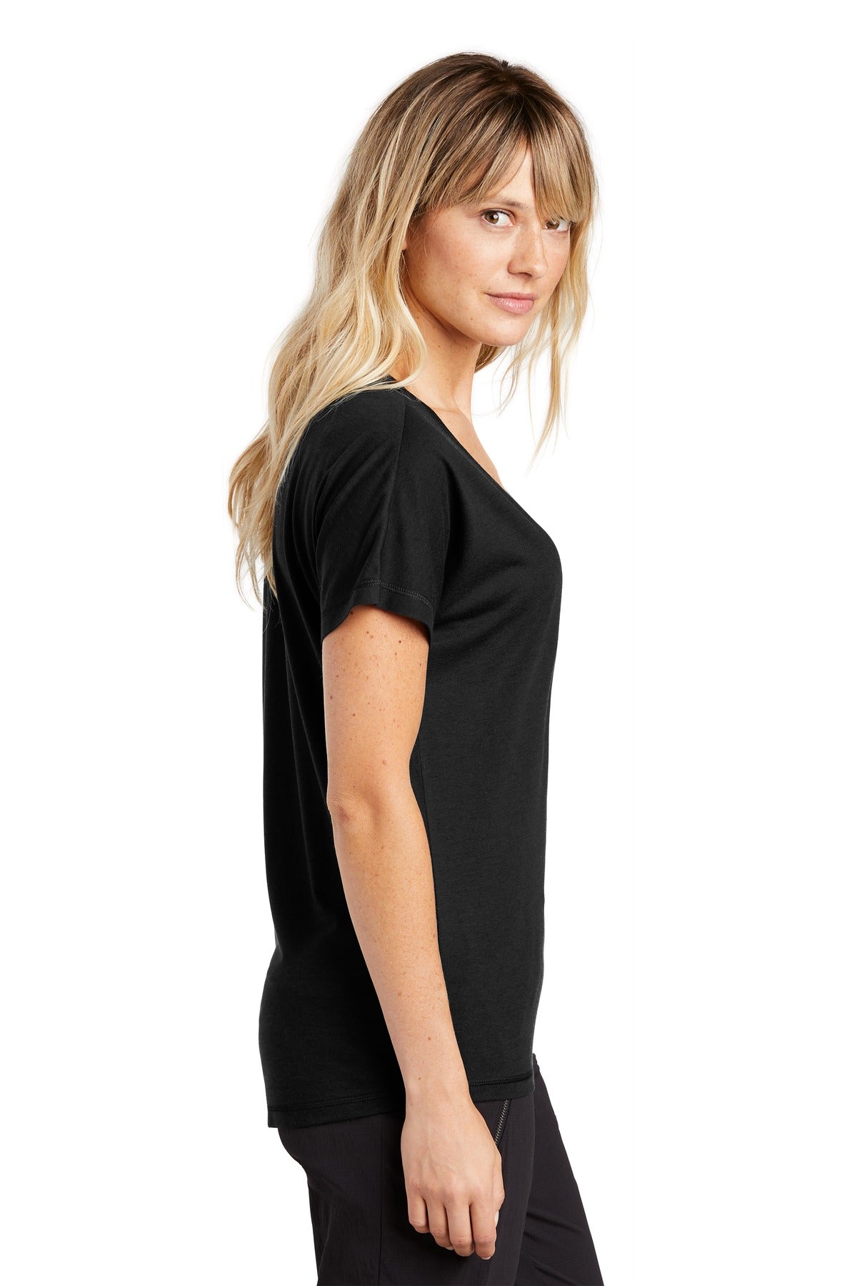 Sport-Tek ® Ladies PosiCharge ® Tri-Blend Wicking Dolman Tee. LST401 - DFW Impression