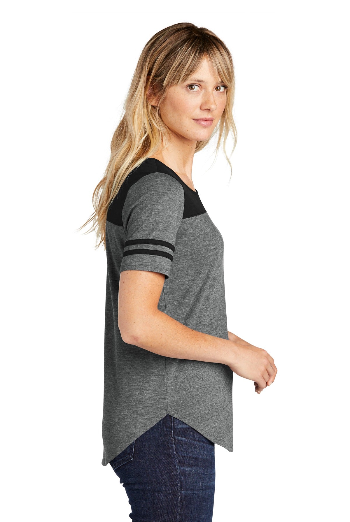 Sport-Tek ® Ladies PosiCharge ® Tri-Blend Wicking Fan Tee. LST403 - DFW Impression