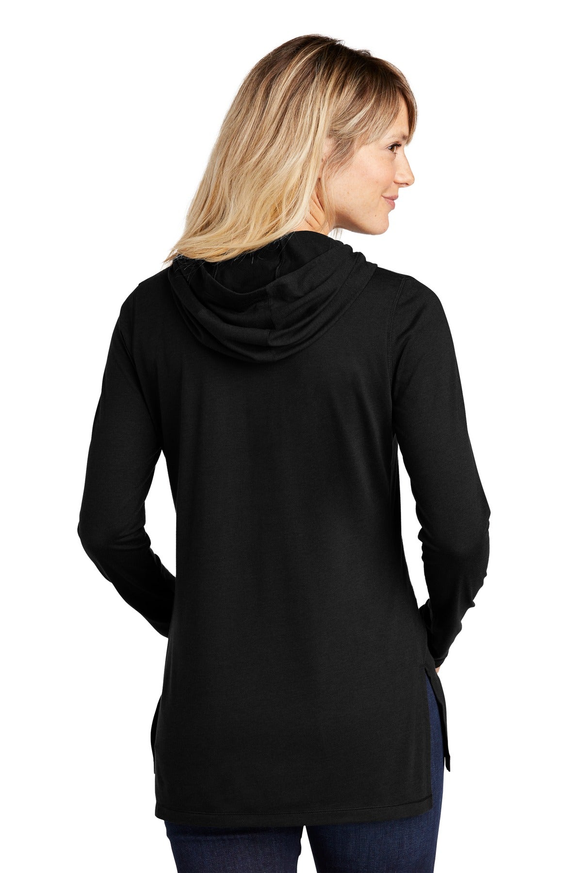 Sport-Tek ® Ladies PosiCharge ® Tri-Blend Wicking Long Sleeve Hoodie LST406 - DFW Impression