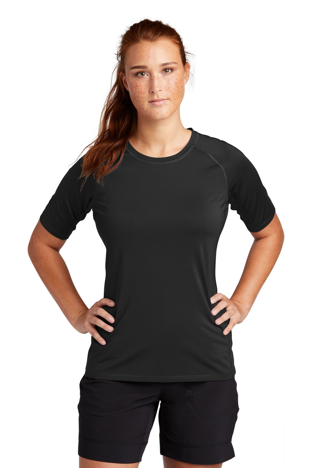 Sport-Tek ® Ladies Rashguard Tee. LST470 - DFW Impression