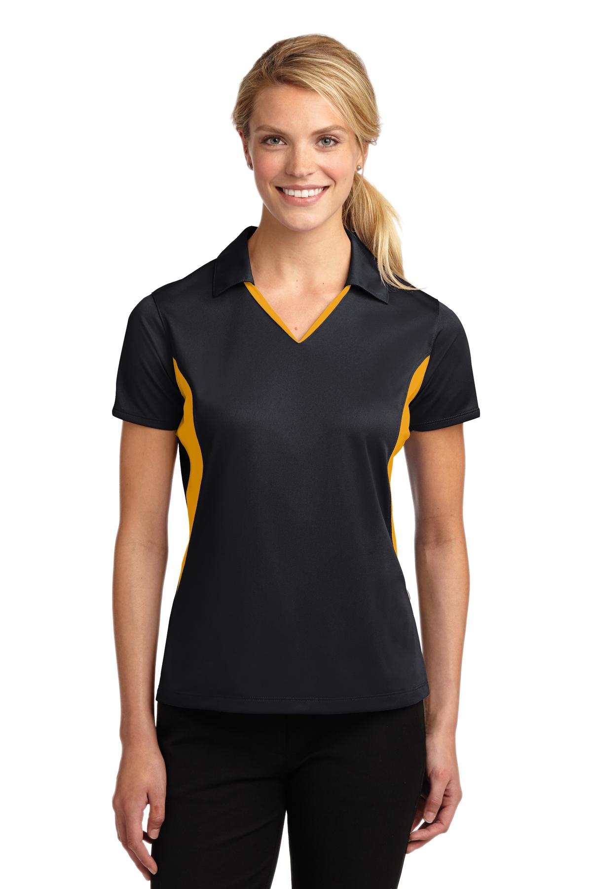 Sport-Tek® Ladies Side Blocked Micropique Sport-Wick® Polo. LST655 - DFW Impression