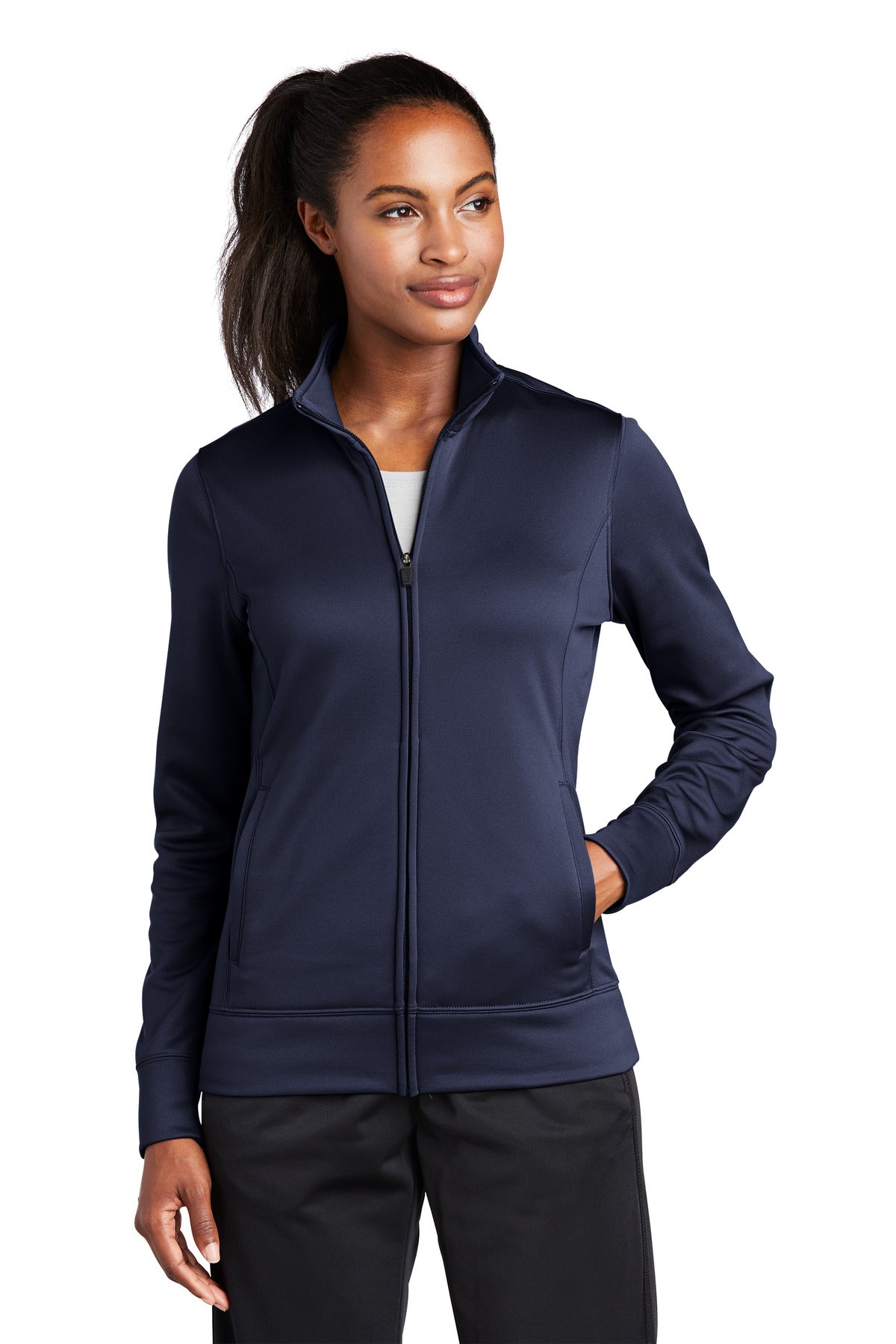 Sport-Tek® Ladies Sport-Wick® Fleece Full-Zip Jacket. LST241 - DFW Impression