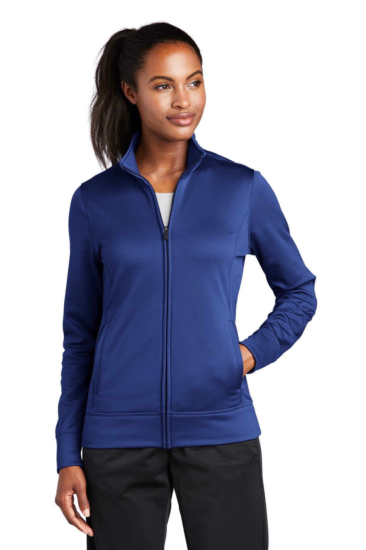 Sport-Tek® Ladies Sport-Wick® Fleece Full-Zip Jacket. LST241 - DFW Impression