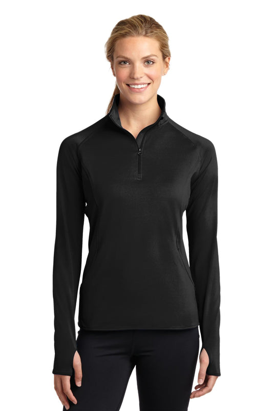 Sport-Tek® Ladies Sport-Wick® Stretch 1/2-Zip Pullover. LST850 - DFW Impression