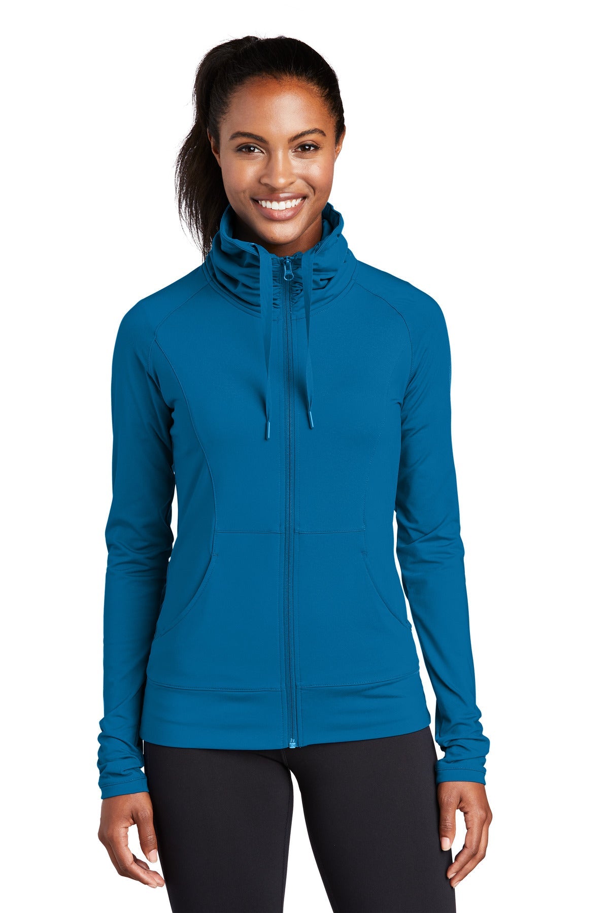 Sport-Tek® Ladies Sport-Wick® Stretch Full-Zip Jacket. LST852 - DFW Impression