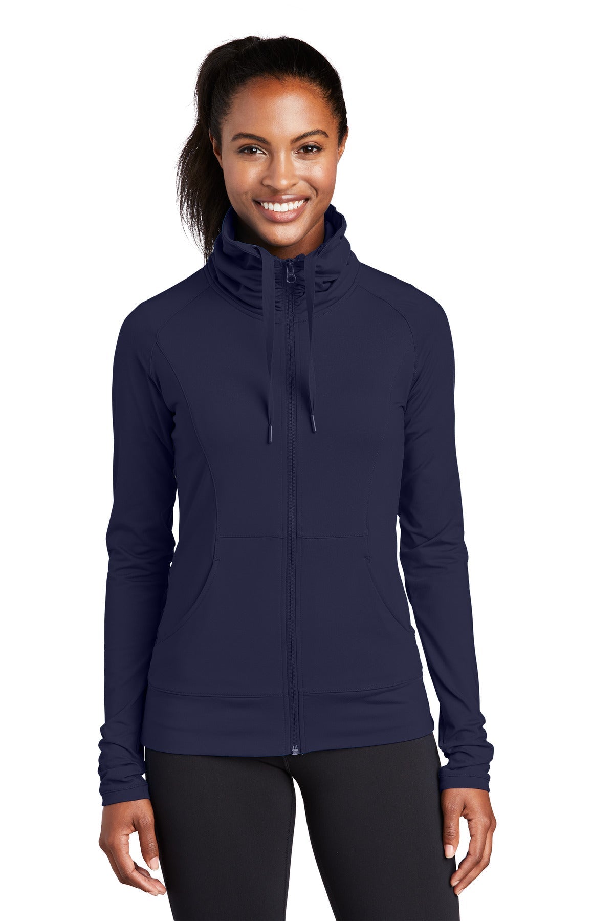 Sport-Tek® Ladies Sport-Wick® Stretch Full-Zip Jacket. LST852 - DFW Impression