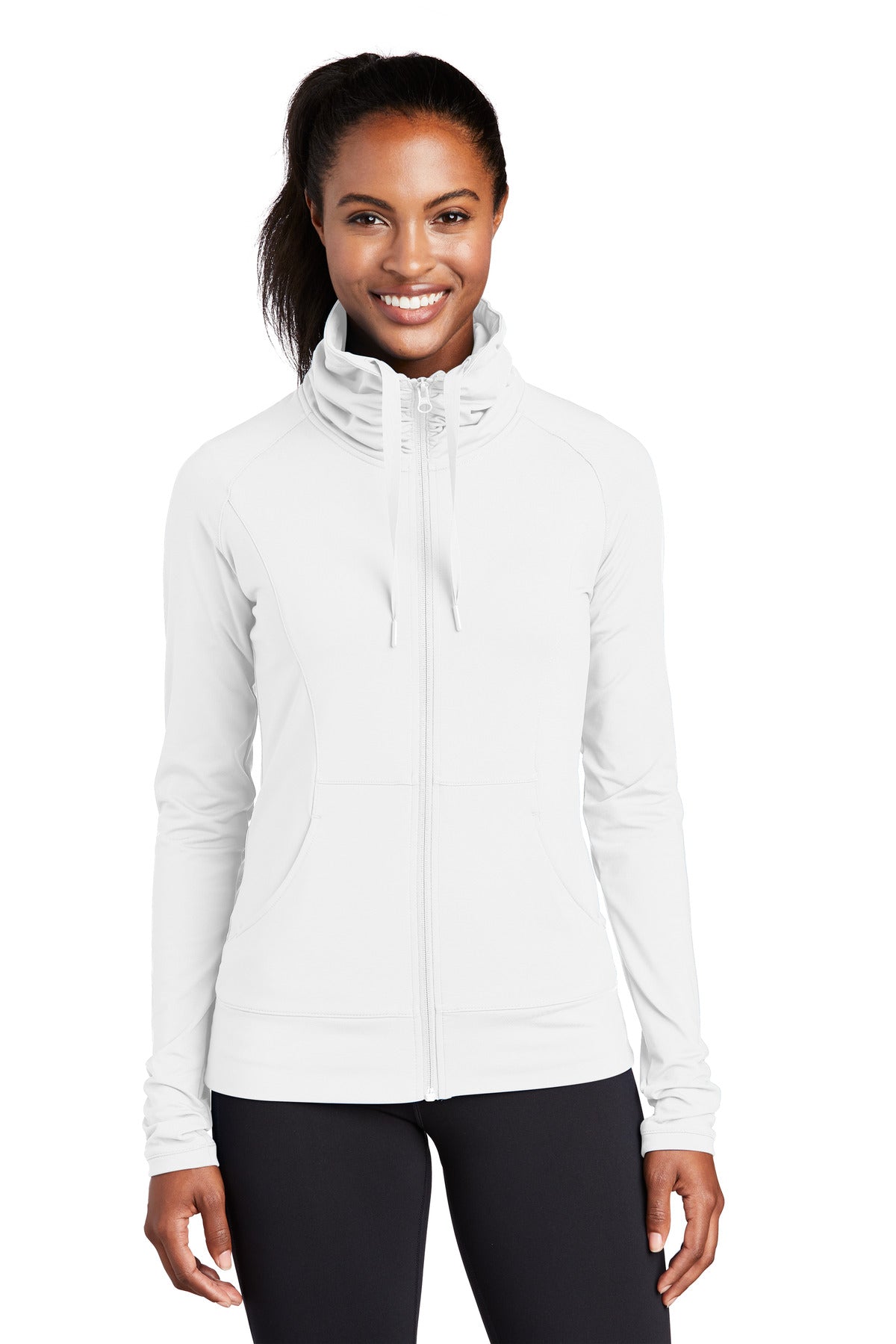 Sport-Tek® Ladies Sport-Wick® Stretch Full-Zip Jacket. LST852 - DFW Impression