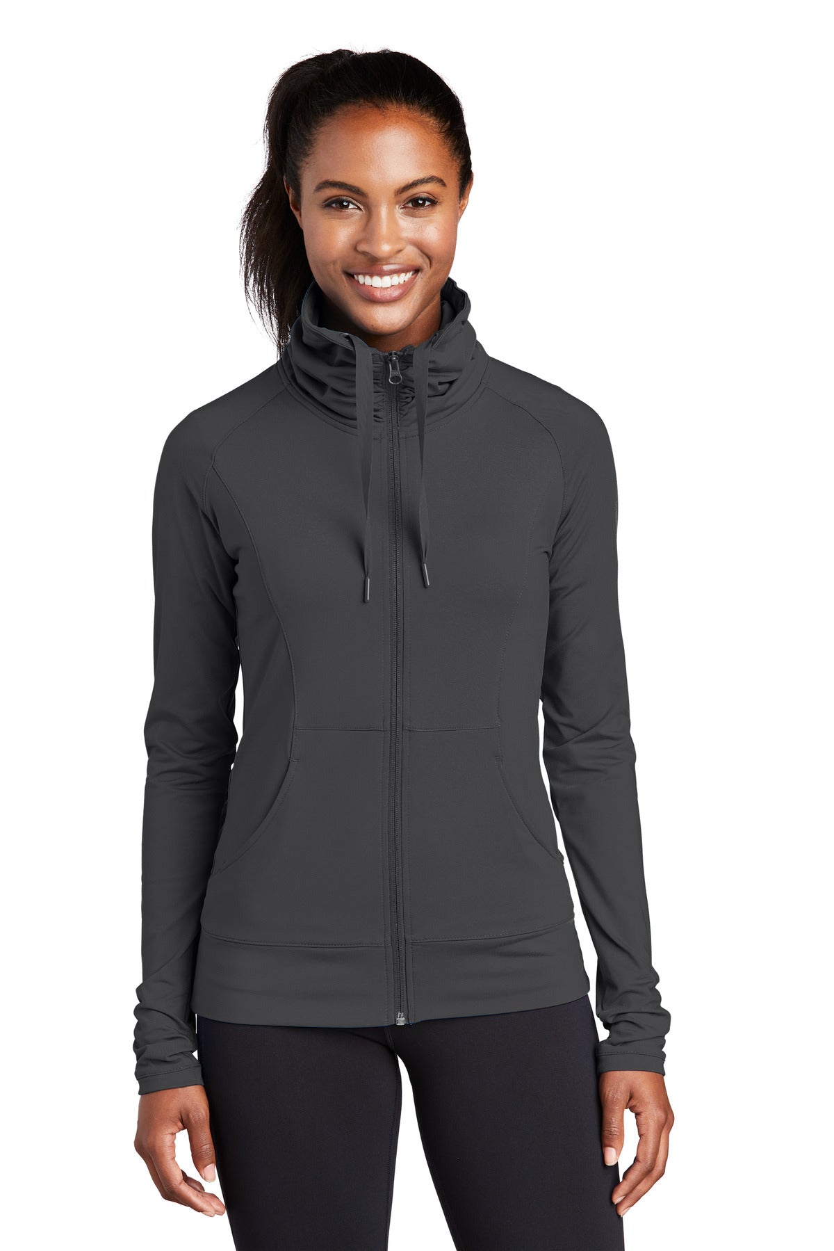 Sport-Tek® Ladies Sport-Wick® Stretch Full-Zip Jacket. LST852 - DFW Impression