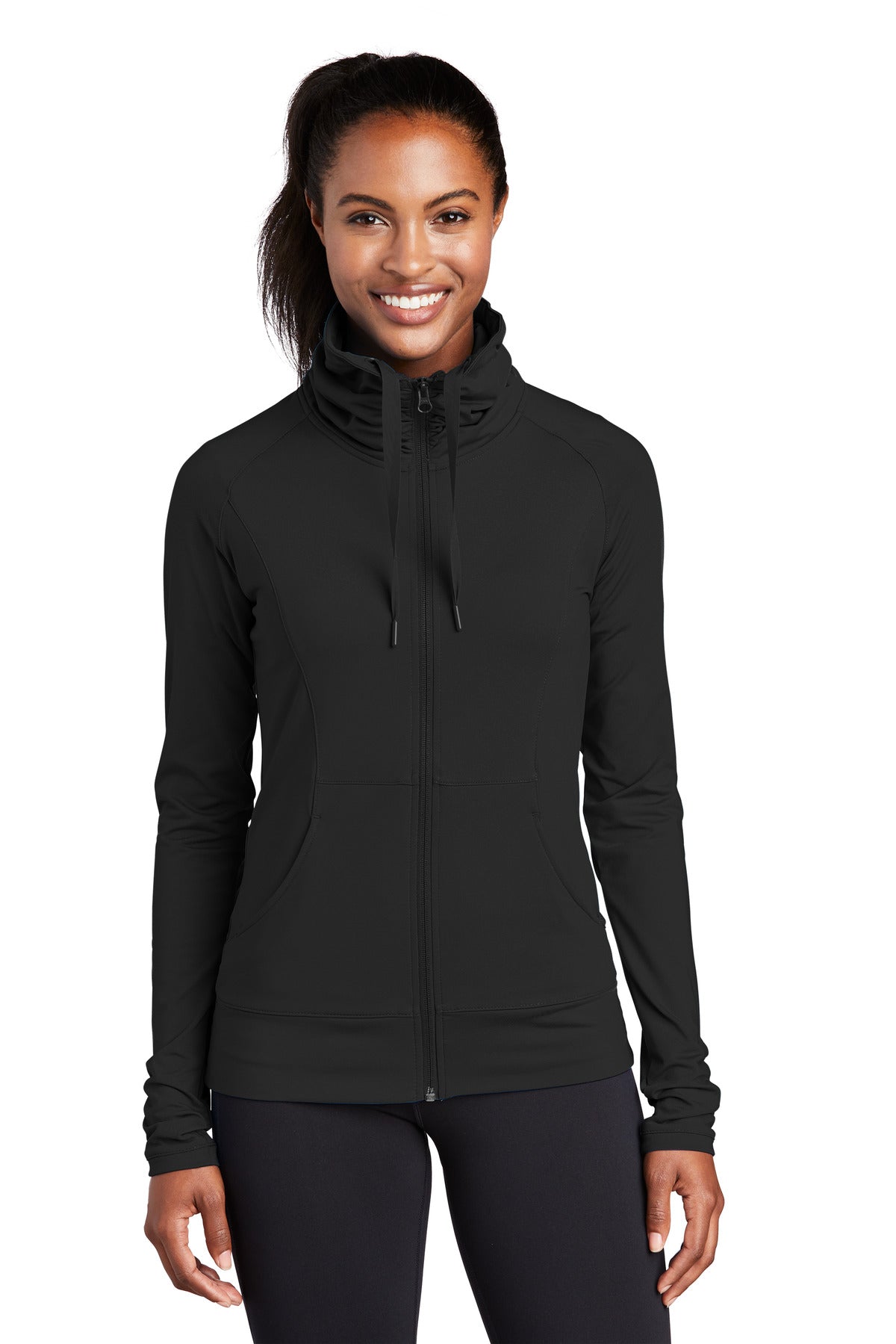 Sport-Tek® Ladies Sport-Wick® Stretch Full-Zip Jacket. LST852 - DFW Impression